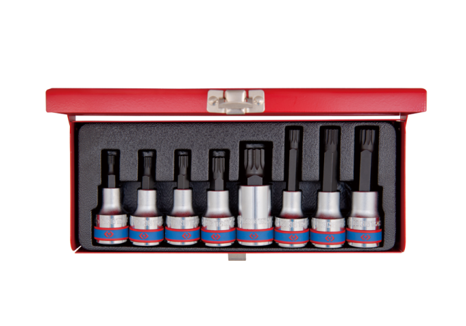 Zestaw nasadek z końcówką SPLINE 1/2