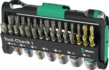 Tool-Check 1, 38 części WERA 05049050001