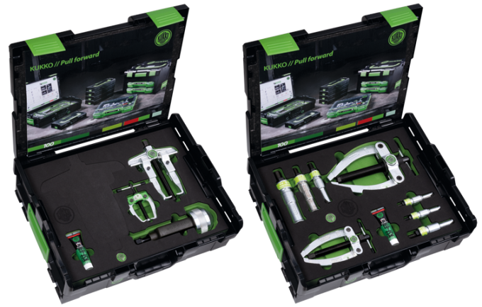 Zestaw do ściągania i wyciągania łożysk kulkowych KUKKO 24-A