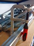 Ścisk śrubowy ślusarski stalowy 120x60mm GZ BESSEY GZ12-2K - 6