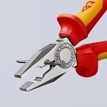 Kombinerki Bezpieczne Izolowane Szczypce Uniwersalne KNIPEX 03 06 180 - 2