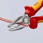 Kombinerki Bezpieczne Izolowane Szczypce Uniwersalne KNIPEX 03 06 180 - 7
