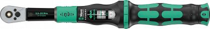 Klucz dynamometryczny Click-Torque A 6 R/L, nastawny, z funkcją Torque Lock i przelotowym uchwytem do bitów (1/4"), 2,5-25 Nm, 1/4" x 2.5-25 Nm WERA 05075694001