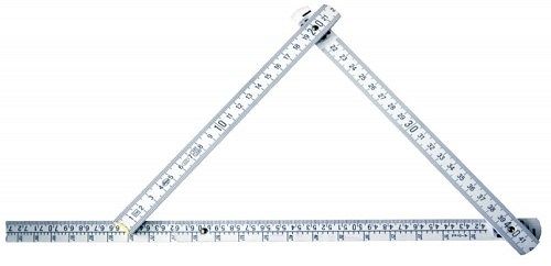 Miara składana drewniana 2m Adga (made in Germany) z okuciami kolor naturalny, kątomierz co 1’ (zakres 1-180’) ADGA ARG-ADGA 2M