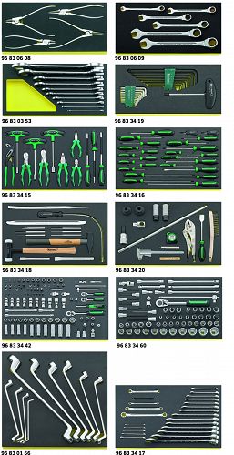 Zestaw TCS 306 narzędzi do obsługi MERCEDES Pkw 3026 TCS STAHLWILLE 97830208