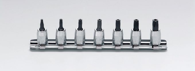 Zestaw nasadek TH10-TH40 TORX trzpieniowych z dziurką KOKEN