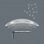 Imbus krótki z kulką chromowany metryczny 2,5mm WERA 05133152001 - 6