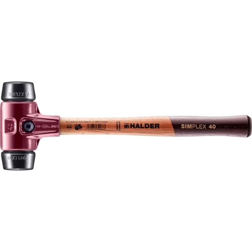 Młotek z miękkim bijakiem SIMPLEX, gumowy 40mm HALDER 3002.040
