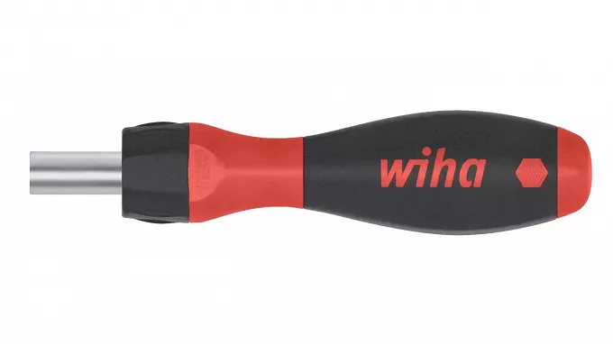 Wkrętak z uchwytem na bity SoftFinish z funkcją grzechotki WIHA  47169