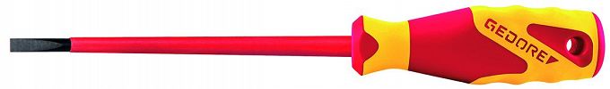 Wkrętak śrubokręt izolowany płaski 4,0mm GEDORE 1612255 VDE 2170 4
