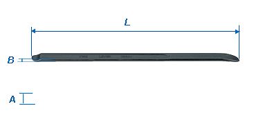 Łyżka do zdejmowania opon 530 mm KING TONY 9BK41-53