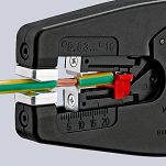Szczypce do Ściągania Izolacji stalowe szczęki KNIPEX 12 42 195 - 6