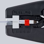 Szczypce do Ściągania Izolacji stalowe szczęki KNIPEX 12 42 195 - 2