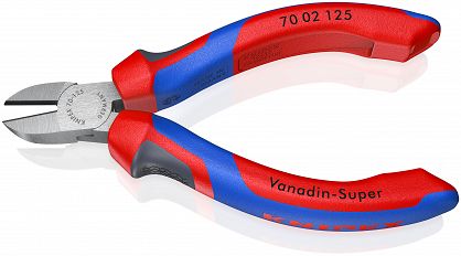 Szczypce Tnące Boczne małe 125mm KNIPEX 70 02 125