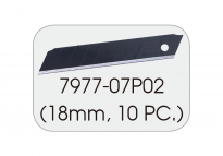 Nóż 180mm z ostrzem chowanym KING TONY 7977-07 - 2