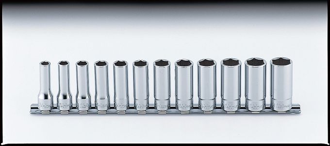 Zestaw nasadek dwunastokątnych 8mm-19mm długich KOKEN