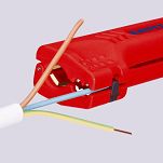Ściągacz z kabli przewodów Okrągłych NYM KNIPEX 16 90 130 SB - 2