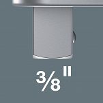 Zabierak do kluczy nasadowych mocowanie 9x12 mm na kwadrat 3/8