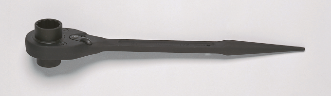 Grzechotka dwustronna ręczna z uchwytem SPUD 26x32mm KOKEN