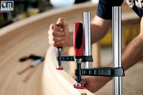 Ścisk  śrubowy stolarski  żeliwny 800/120mm Original BESSEY TG80S12-2K - 3