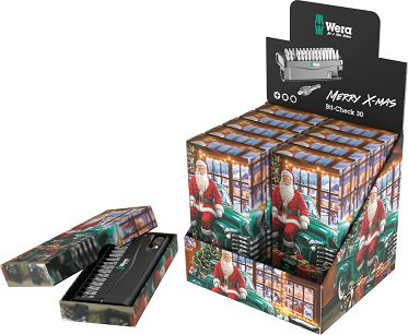 Ekspozytor na ladę sklepową Bit-Check 30 Christmas 2026 NA, 11 części WERA 05340007001