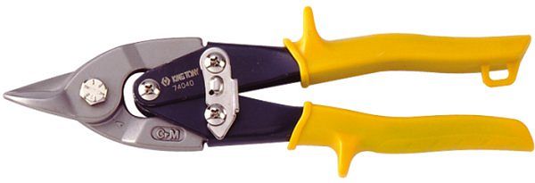 Nożyce dźwigniowe do cięcia kształtowego blach 1.2 mm proste krótkie KING TONY 74040