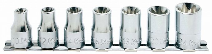 Zestaw nasadek E10-E24 TORX KOKEN