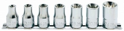 Zestaw nasadek E10-E24 TORX KOKEN
