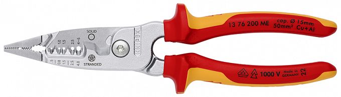 Szczypce WireStripper Wielofunkcyjne 5W1 KNIPEX 13 76 200 ME