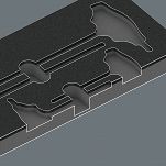 Wkładka piankowa z wkrętakami śrubokrętami do śrub i wkrętów z gniazdem TORX® z funkcją przytrzymywania, Set 1, 14 część 9712 TX HF Set WERA 05150103001 - 2