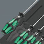 Wkładka piankowa z wkrętakami śrubokrętami do śrub i wkrętów z gniazdem TORX® z funkcją przytrzymywania, Set 1, 14 część 9712 TX HF Set WERA 05150103001 - 3