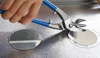 Nożyce do blachy lewe ERDI BESSEY D214-250L - 2