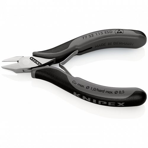 Szczypce tnące boczne 115mm ESD KNIPEX 77 52 115 ESD