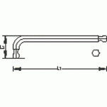 Imbus długi, podwójna główka kulista 4 mm GEDORE 2797119 - 5