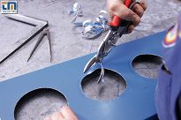 Nożyce dźwigniowe do blachy lewe ERDI BESSEY D16L - 2