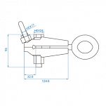 Klamra blacharska dwukierunkowa 44 mm, 5 T KING TONY 9CD31 - 2