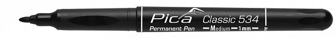 Marker permanentny precyzyjny 1,0mm czarny PICA 534/46