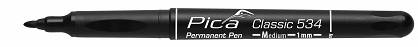 Marker permanentny precyzyjny 1,0mm czarny PICA 534/46