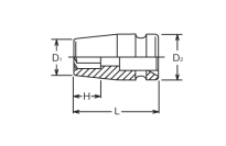Nasadka udarowa z napędem kwadratowym Pathfinder 27mm KOKEN - 2