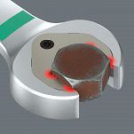 Klucz płasko-oczkowy z grzechotką w opakowaniu do sprzedaży detalicznej 6007 Joker SB, w wykonaniu długim, calowy, 5/8