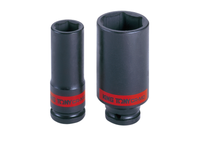 Nasadka długa udarowa 1/2" calowa 1/2" x 80mm, 6-kąt KING TONY 443516S