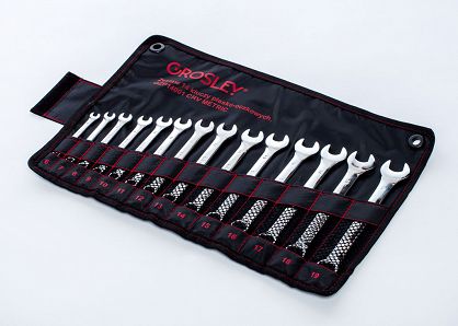 Zestaw 14 kluczy płasko-oczkowych GROSLEY GR50080