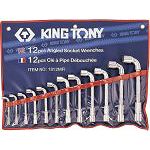 Zestaw kluczy fajkowych 12 cz. 8 - 24 mm, KING TONY 1812MR
