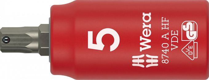 Klucz nasadowy trzpieniowy 8740 A VDE HF Zyklop, izolowany, 1/4