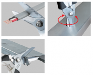 Nożyczki do cięcia przewodów dł. 187mm Multi-purpose Cable Cutter TAJIMA - 4