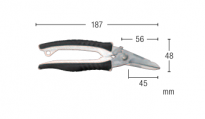 Nożyczki do cięcia przewodów dł. 187mm Multi-purpose Cable Cutter TAJIMA - 3