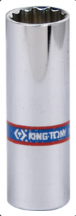 Nasadka długa 1/4" 11mm x 50mm, 12-kąt. Cr-V KING TONY 223011M