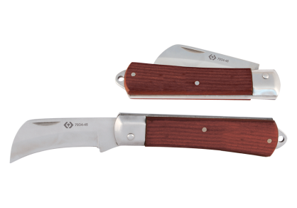 Nóż dla elektryków sierpowy 191mm KING TONY 7934-45
