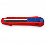 Nóż z odłamywanym ostrzem 18mm  CutiX  KNIPEX 90 10 165 BK - 18