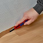 Nóż z odłamywanym ostrzem 18mm  CutiX  KNIPEX 90 10 165 BK - 6